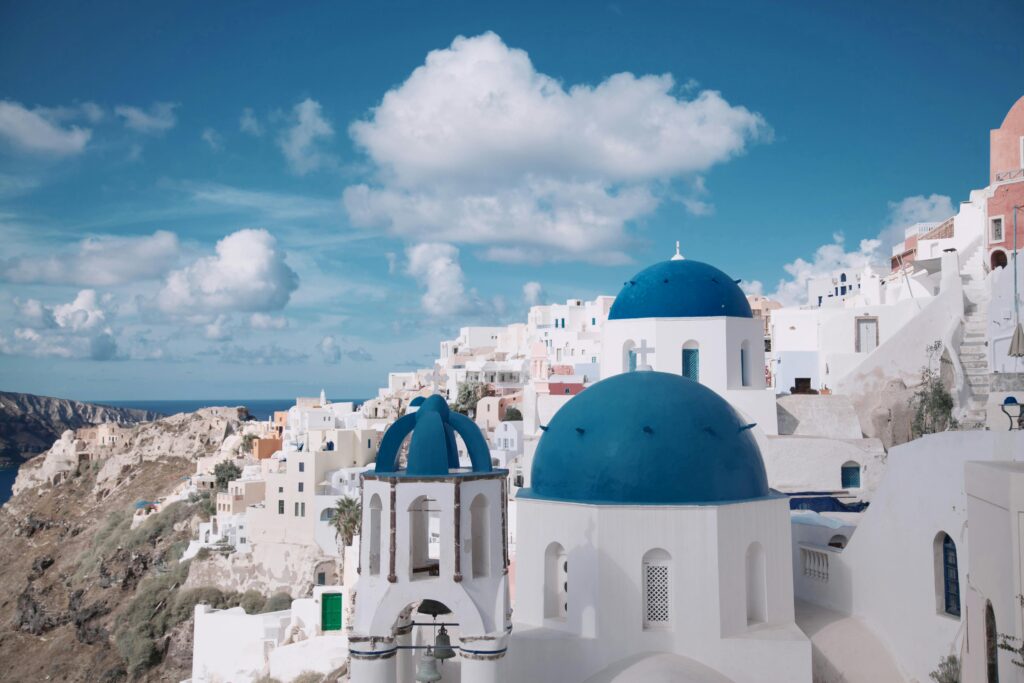 Santorini ciudad en Grecia